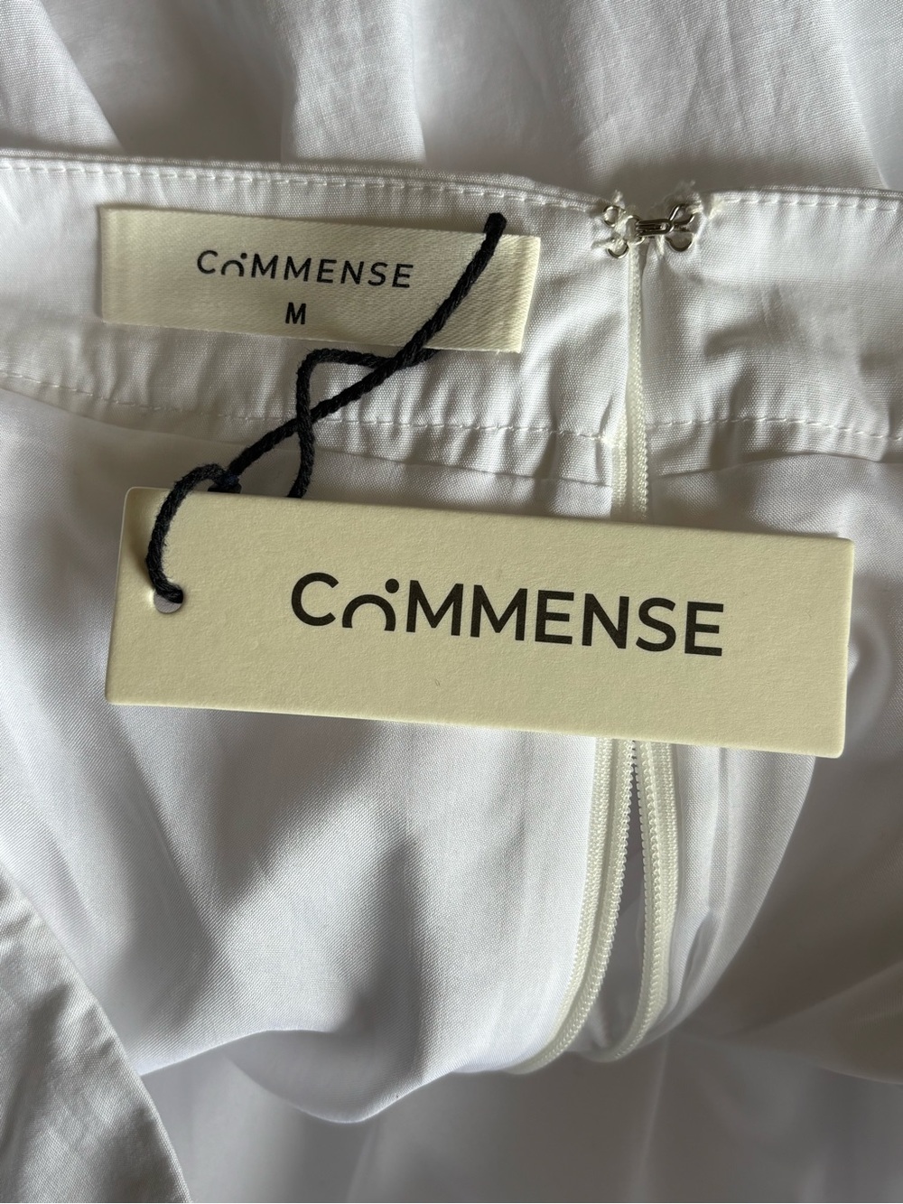 Commense White Maxi Skirt with Pockets NWT - Picture 6 of 7